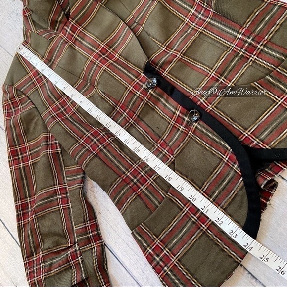 L.A.M.B. by Gwen Stefani Plaid Wool Blazer — Fall 2006 Showroom Collection - Picture 9 of 13